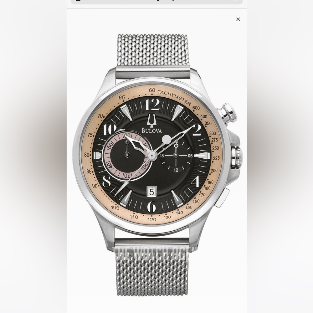 Bulova 96B139 Wrist Watch Men 44mm Tachymeter - Picture 13 of 13